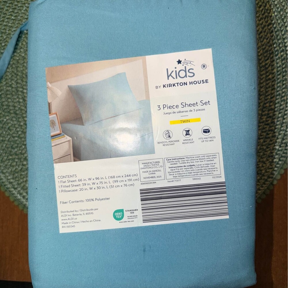 kids BY KIRKTON HOUSE 3 Piece Sheet Set TWIN